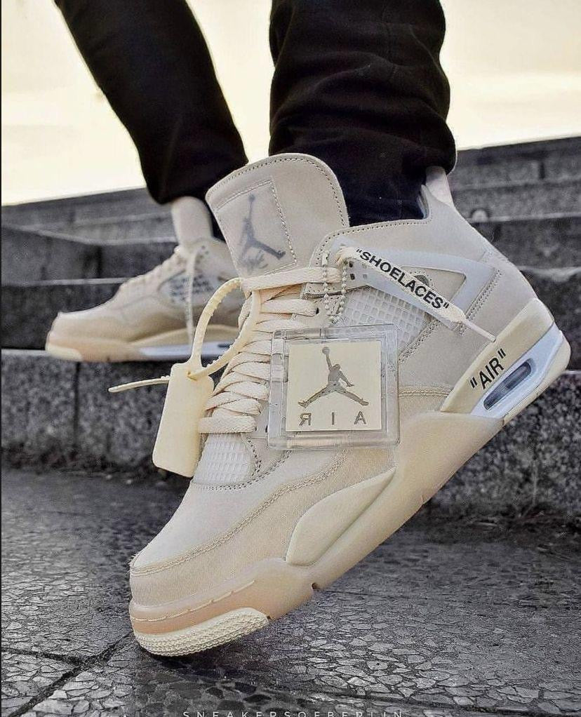 Air Jordan 4 Retro Off-White Sail